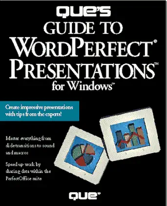 ques guide to wordperfect presentations 3 for windows 1st edition lisa bucki 1565296524, 978-1565296527
