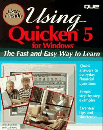using quicken 5 for windows 1st edition linda a flanders ,gail perry 0789706318, 978-0789706317