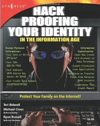 hack proofing your identity 1st edition teri bidwell 1931836515, 978-1931836517