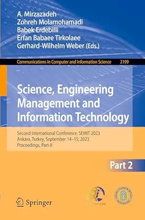 science engineering management and information technology second international conference semit 2023 ankara