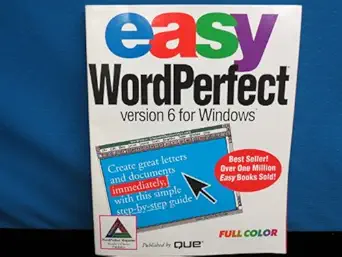 easy wordperfect for windows for version 6 1st edition shelley o\\\\\\\'hara 1565292308, 978-1565292307