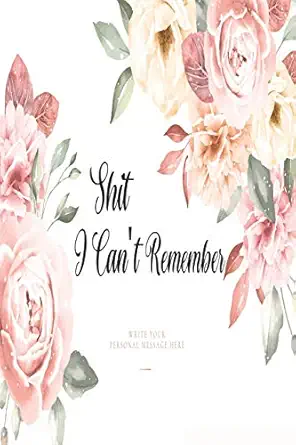 shit i cant remember internet password/organizer/notebook for passwords/gift for