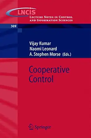 cooperative control a post workshop volume 2003 block island workshop on cooperative control 1st edition