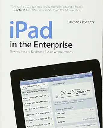 ipad in the enterprise 1st edition nathan clevenger 1118022351, 978-1118022351