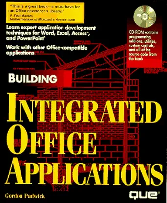 building integrated office applications 1st edition gordon padwick ,lisa a bucki ,kim demers ,bob dover