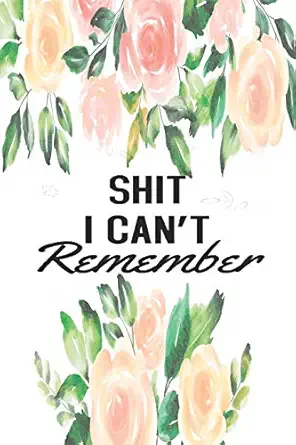 shit i cant remember a password tracker for people who cant remember shit 1st edition internet password