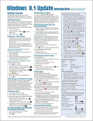 windows 8 1 update quick reference guide introduction 1st edition beezix inc 1939791227, 978-1939791221