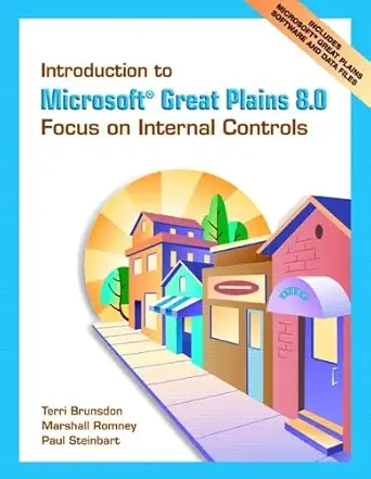 introduction to microsoft great plains an integrated approach 1st edition marshall b romney ,paul john