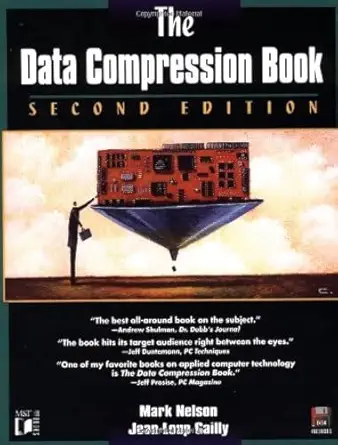the data compression book 1st edition mark nelson ,jean loup gailly 1558514341, 978-1558514348