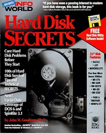 hard disk secrets 1st edition john m goodman 1878058649, 978-1878058645