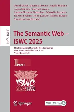 the semantic web a iswc 2025 24th international semantic web conference nara japan november 2a 6 2025