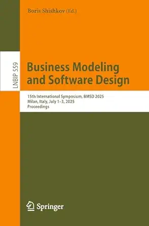 business modeling and software design 15th international symposium bmsd 2025 milan italy july 1a 3 2025