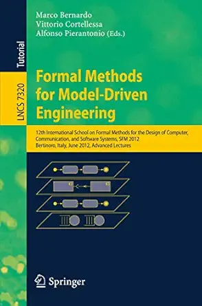 formal methods for model driven engineering 12th international school on formal methods for the design of
