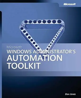 microsofta windowsa administrators automation toolkit 1st edition don jones 0735621667, 978-0735621664