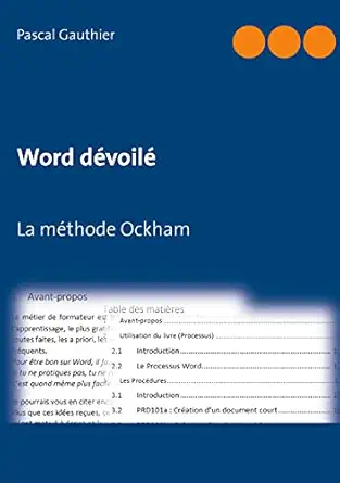 word davoila la mathode ockham 1st edition pascal gauthier 2322254673, 978-2322254675