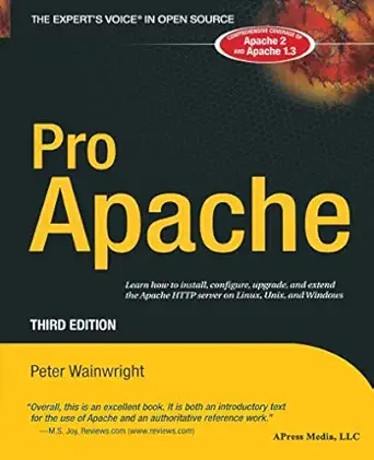 pro apache 1st edition peter wainwright 1590593006, 978-1590593004