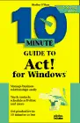 10 minute guide to act for windows 1st edition shelley o\\\\\\\'hara 1567615392, 978-1567615395