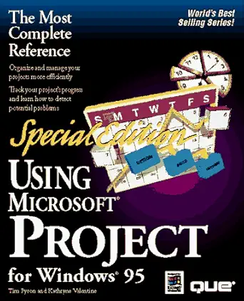 using microsoft project for windows 95 1st edition kathryne valentine ,pam toliver ,laura monsen ,tim pyron
