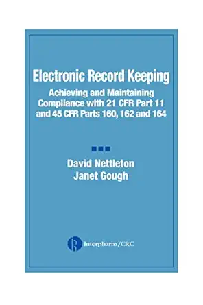 electronic record keeping 1st edition david nettleton ,janet gough 0849321646, 978-0849321641