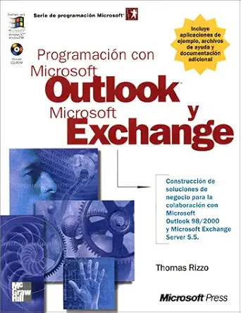 programacion con microsoft outlook y exchange 1st edition thomas rizzo 8448125355, 978-8448125356