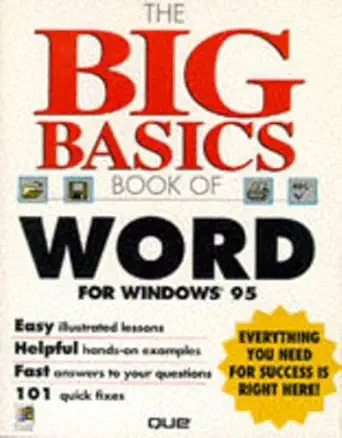 the big basics book of word for windows 95 1st edition sandra e eddy ,david haskin ,ed guilford ,sandy eddy