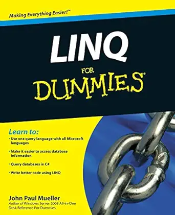 linq for dummies 1st edition john paul mueller 0470277947, 978-0470277942