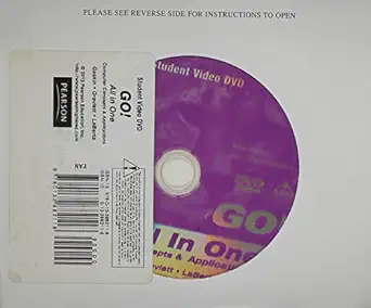 student video cd for go all in one computer concepts and applications 1st edition alicia vargas ,shelley