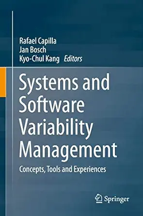 systems and software variability management concepts tools and experiences 1st edition rafael capilla ,jan