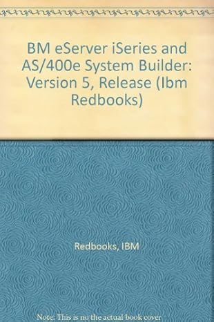 bm eserver iseries and as/400e system builder version 5 release 1st edition ibm redbooks 0738428477,