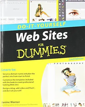 web sites do it yourself for dummies 1st edition janine warner 0470565209, 978-0470565209