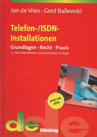 telefon / isdn installationen 1st edition jan de vries ,gerd ballewski 3778528912, 978-3778528914