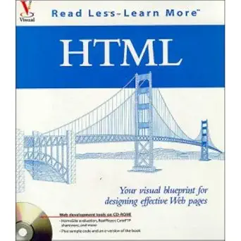 html your visual blueprint for designing effective web sites 1st edition ruth maran 0764534718, 978-0764534713