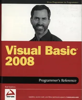 visual basic 2008 programmers reference 1st edition rod stephens 0470182628, 978-0470182628