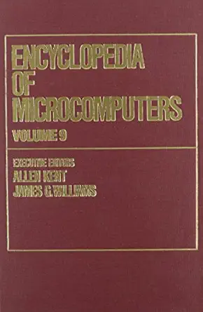 encyclopedia of microcomputers volume 9 icon programming language to knowledge based systems apl techniques