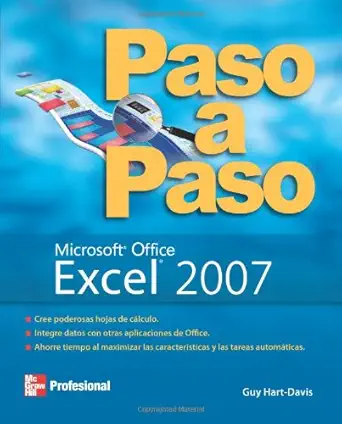 excel 2007 paso a paso 1st edition guy hart davis 9701060644, 978-9701060643