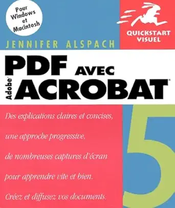 pdf avec acrobat 5 1st edition jennifer alspach 2744080233, 978-2744080234