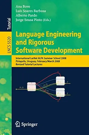 language engineering and rigorous software development international lernet alfa summer school 2008