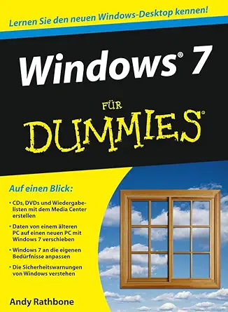 windows 7 fa 1/4r dummies 1st edition andy rathbone ,jutta schmidt 3527705724, 978-3527705726