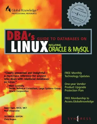 dbas guide to databases under linux 1st edition david egan ,paul zikopoulos ,jamieson becker ,chris rogers
