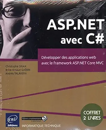 asp net avec c# coffret de 2 livres davelopper des applications web avec le framework asp net co 1st edition
