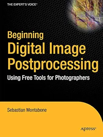 beginning digital image processing using free tools for photographers 1st edition sebastian montabone