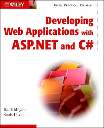 developing web applications with asp net and c# 1st edition hank meyne ,scott davis 0471120901, 978-0471120902