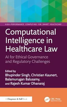 computational intelligence in healthcare law 1st edition christian kaunert ,bhupinder singh ,balamurugan