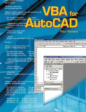 vba for autocad 1st edition paul richard 159070410x, 978-1590704103