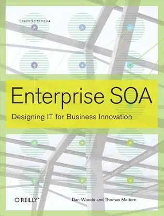 enterprise soa designing it for business innovation 1st edition dan woods ,thomas mattern 0596102380,