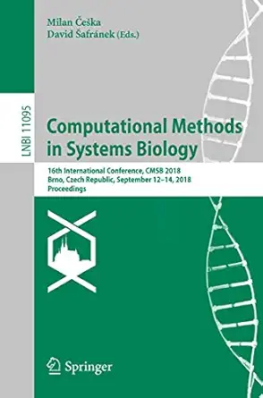 computational methods in systems biology 16th international conference cmsb 2018 brno czech republic