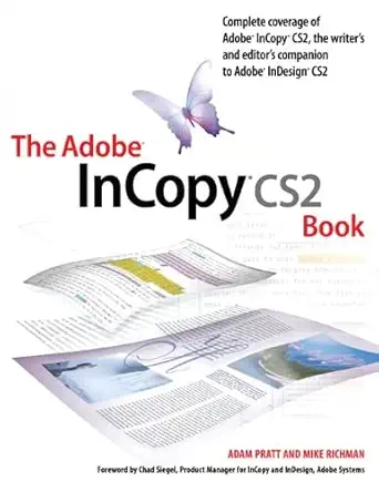 the adobe incopy cs2 book 1st edition adam pratt ,mike richman 0321337050, 978-0321337054