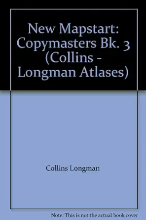 mapstart 3 copymasters copymasters bk 3 1st edition collins longman ,simon catling 0582209390, 978-0582209398