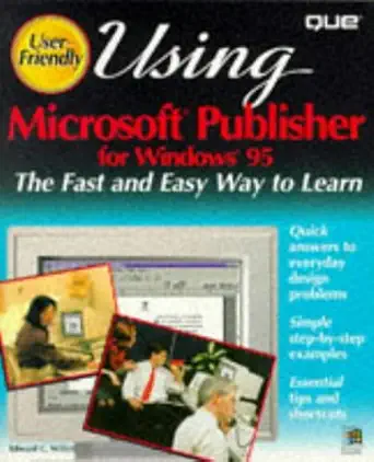 using microsoft publisher for windows 95 1st edition edward willett ,kathy ivens 0789706350, 978-0789706355