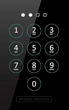 password organizer personal internet address and password log book with tabs 1st edition nook smith